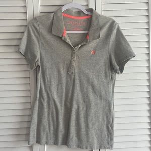 Aeropostale Gray Short Sleeve Shirt XLarge No Rips No Stains Smoke Free